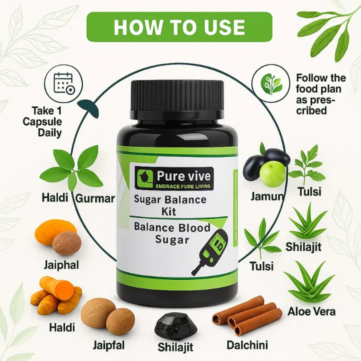 Purevive Sugar Balance Kit - How to use